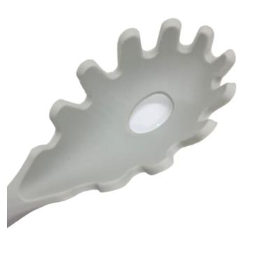 Imagem de Pegador de Massas/Macarrão em Silicone Cinza 28,5cm