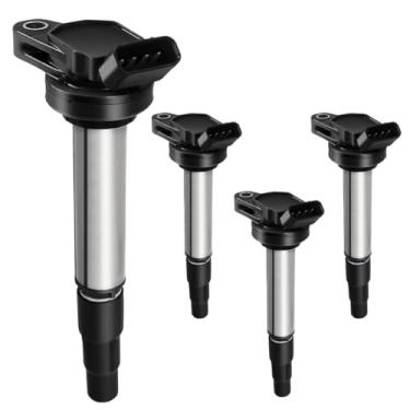 Imagem de ZYFZZDS Conjunto De 4 Bobinas Ignição Uf596 Para Toyota Corolla, Prius, Matrix, C-Hr, Lexus Ct200H, Scion Xd Im, Pontiac Vibe 1.8L, Substitui Uf619, C1714, 9091902252