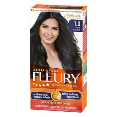 Imagem de Tintura Especial Fleury Preto Natural 1.0 - EMBELLEZE