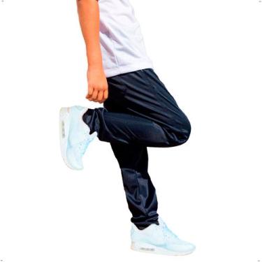 Imagem de Calça Helanca Infantil Agasalho Flanelado Inverno Bolso Traseriro - KS