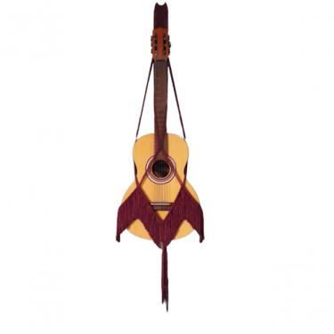 Imagem de Suporte Violão Macramê Vinho
