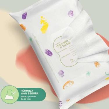 Imagem de Lenços Umedecidos sem Fragrância Mamãe e Bebê 50 folhas - Natura