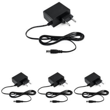 Imagem de Kit 4 Fontes de Alimentação 12V 1A AC/DC EF 1201 L Intelbras