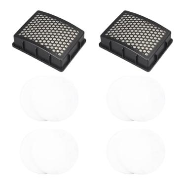 Imagem de Filtro de substituição compatível com Kenmore DU4080 DU4399 Featherlite Lift-Up Aspirador vertical sem bolsa, número de peça 520273, 2 filtros HEPA + 4 filtros de espuma e feltro