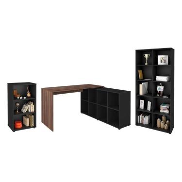 Imagem de Conjunto Escritório Completo Ingolstadt Ipê Preto