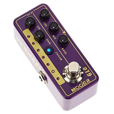 Imagem de Mooer Pedal Preamp UK Gold PLX M019 | para Guitarra, Digital, Dois Canais, EQ de 3 Bandas, Simulador de Gabinete, Footswitch, Compacto, 9V DC