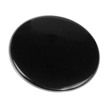 Imagem de Esquirla Pele de tambor Pele de tambor silenciosa Caixa resistente Controle de tom Kits de bateria de substituição Acessórios Peças de instrumentos de, Preto, 12inch
