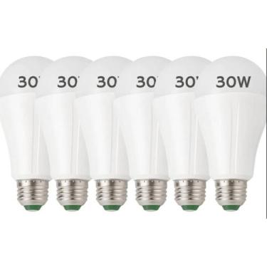 Imagem de Kit Com 6 Lampada Emergencia Luz Led Bivolt Recarregável - Altomex