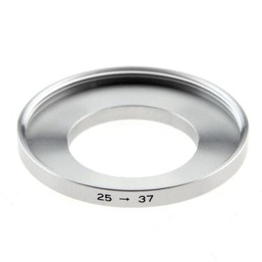 Imagem de Anel Adaptador SU Step-UP 25-37mm para Filtro de Lente (Prata) - World