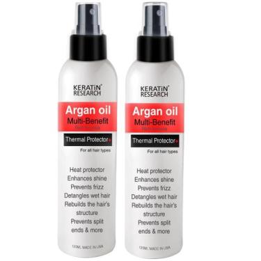 Imagem de Spray protetor térmico de cabelo Keratin Research 2 frascos