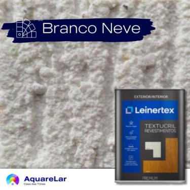 Imagem de RÚSTICO (GRAFIATO) TEXTUCRIL LEINERTEX 23Kg, BRANCO NEVE