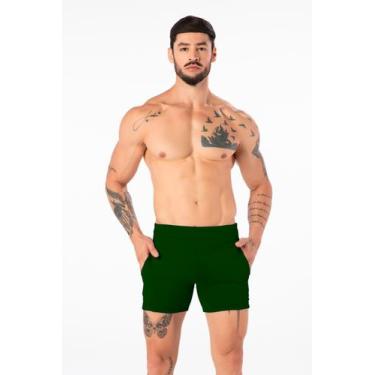 Imagem de Sunga Short Bermuda com Bolsos Laterais - Kosh, Verde, M