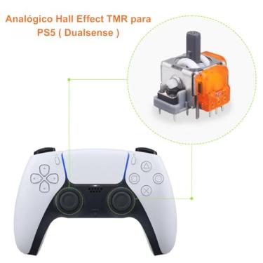 Imagem de Analógico TMR Hall Effect para PS5 DualSense, Joystick Eletromagnético de Alta Precisão para jogadores exigentes, Componente de Substituição Premium para Controle PS5, Anti-Drift, Maior Durabilidade que o original e recalibravel, Analógico sem desgaste mecânico, Melhor tecnologia para analógico de c