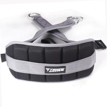 Imagem de Cinto para agachamento de cinto e cinto de mergulho, acessório de rack e máquina de agachamento, levantamento de peso e levantamento de peso – suporte para as costas, perfil baixo, quadril e coxa