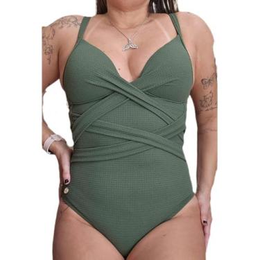 Imagem de Maio meia taça liso super modelagem sol e agua, VERDE MILITAR, G