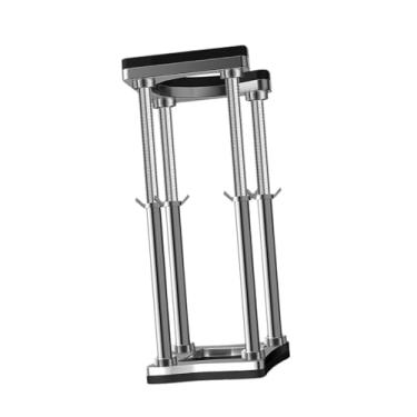 Imagem de WeiLaiKeQi Suporte para pia embutido, pernas de suporte para pia ajustáveis, resistentes, estáveis, versáteis, sem perfuração, estrutura fixa, para lavatório, 18cm a 28cm