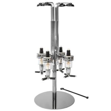 Imagem de Dispenser Bebidas Giratório Dosador Automático 4 Garrafas