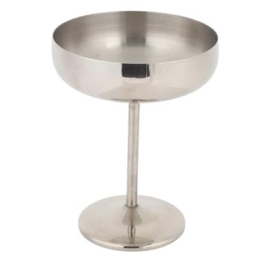 Imagem de AUNMAS Cálice de Vinho de 300 Ml, Aço Inoxidável Inquebrável Com Copo de Vidro para Lanche para Sobremesa de Iogurte Pudding de Pudim