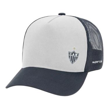 Imagem de Bone Atlético Mineiro Trucker Silk Frente Esquerda Microfibra U-Unissex