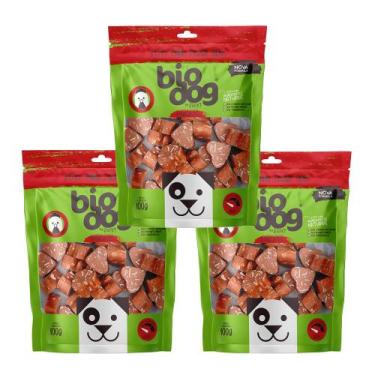 Imagem de 3x Petisco Biodog Gourmet Love Bits 100g