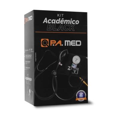 Imagem de Kit Acadêmico Pa Med Black Total