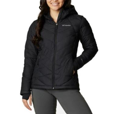 Imagem de Jaqueta Feminina Columbia Heavenly com Capuz, G, Preto