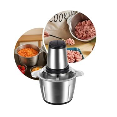 Imagem de Multiprocessador Processador De Alimentos Triturador Liquidificador Moedor Inox Eletrico 110v Turbo 3 Litros All in One Com 2 Velocidades
