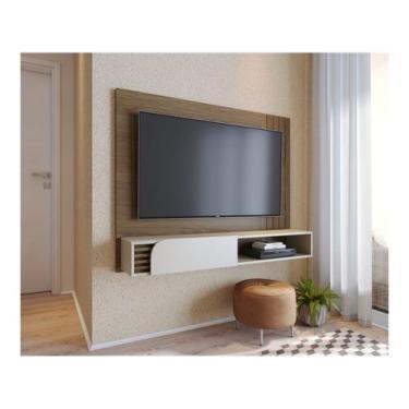 Imagem de Painel para TV até 60" Colibri Jurerê, Amêndoa e Off White