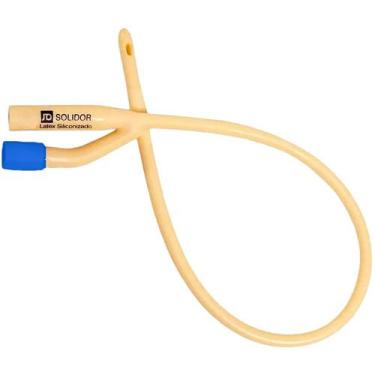 Imagem de Sonda Foley 2 Vias Látex Siliconizado Nº 28 30cc - unidade - Solidor