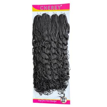 Imagem de Miojinho Cacheado Zizi Curly Pacotão 400g Trança Kanekalon - CHEREY, 4
