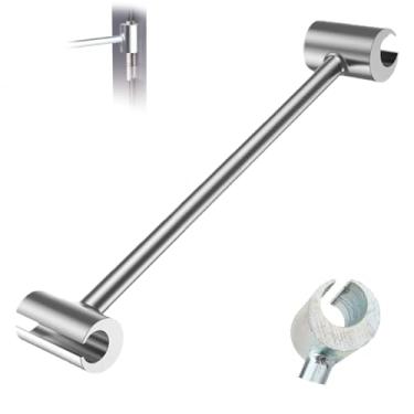 Imagem de Ferramenta de ajuste de dobradiça de porta, chave de ajuste de abertura de dobradiça de 14-19 mm (0,55-0,75 pol), ferramenta de reparo de dobradiça de porta resistente, adequada para portas corta-fogo