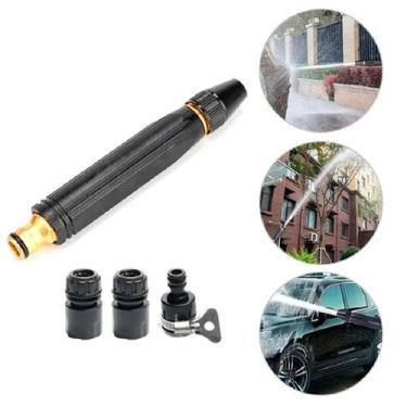 Imagem de Bico Alta Pressão Esguicho Potente Conector Rápido Água