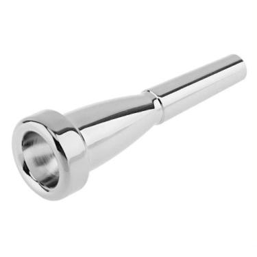 Imagem de Bocal Em Metal Para Trompete Cromado Profissional Resistente 7C - RPC