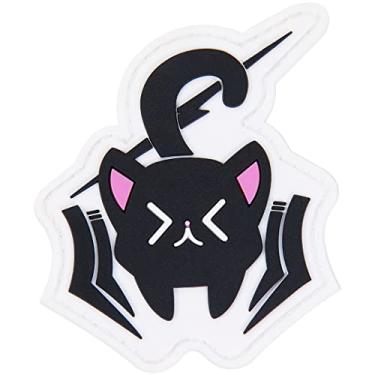 Imagem de Emblema esquadrão Neko Assault Tactical Anime Kawaii PVC Patch Hook and Loopcat