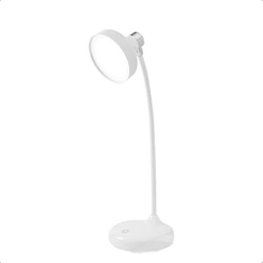 Imagem de Luminaria de Mesa Led Articulavel com 3 Níveis de Luminosidade Bateria Recarregável Ideal para Estudo Trabalho Abajur De Cabeceira (Moderno 2)