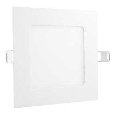 Imagem de Kit C/2 Plafon Led Embutir Quadrado 12w 17x17cm Frio 6500k