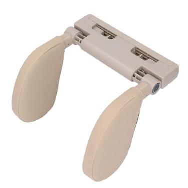 Imagem de Luocute Pillow para Apoio da Cabeça do Carro, Descanso de Cabeça Ajustável para Assento de Carro Com 2 Postes Travesseiros de Viagem Em Forma de U para Crianças Adultos (Bege)