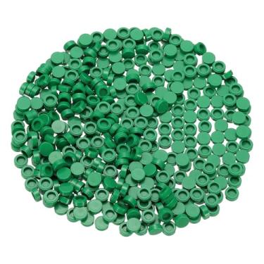 Imagem de PATIKIL 455 Pcs Flat Blocks Bulk, 1x1 Round Green Classic Tiles Smooth Surface Mini Building Blocks Accessories Compatible Bricks Kits for Building Floor Walls Mosaic Pixel Arts