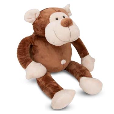 Imagem de Gorila Macaco de Pelúcia Gigante Marrom para Decoração Safari Quarto e Festas 80cm