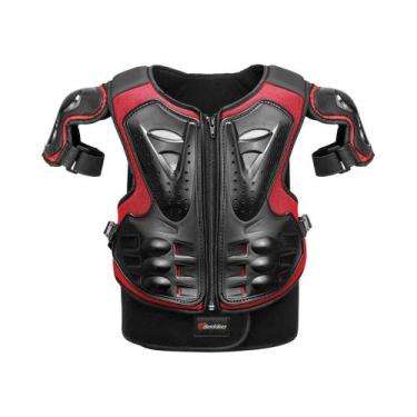 Imagem de Colete De Proteção Para Motocicleta Infantil, Jaqueta De Proteção Para
