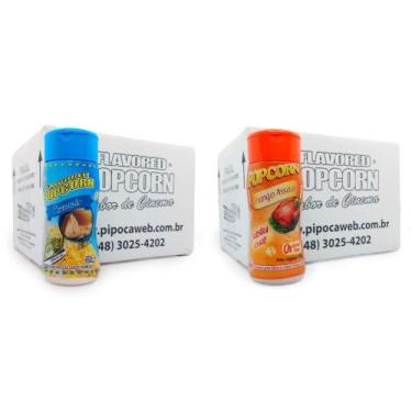 Imagem de Temperos Para Pipoca Cx 12 Un - Parmesão E Frango Assado - Flavored Po