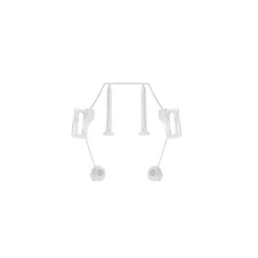 Imagem de Kit 6 Parafuso Plástico P/ Assento Sanitário Thema, Multi - METASUL