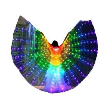 Imagem de Capa Luminosa de Asa de Borboleta Isis para Dança - Adultos e Crianças