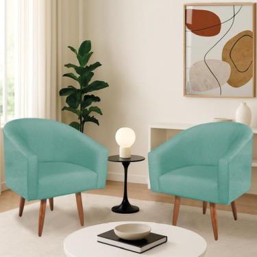 Imagem de Kit 2 Poltronas Decorativa Jade Design Moderno Sala de Estar Quarto Es