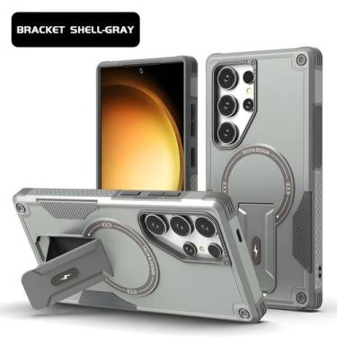 Imagem de Capa De Armadura À Prova De Choque MagSafe Para Samsung S25 Ultra S24 