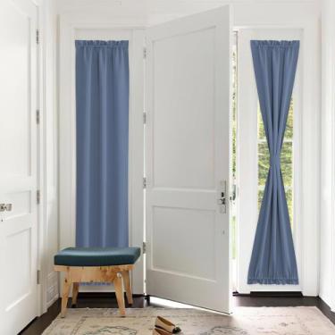 Imagem de Cortinas de porta francesas PONY DANCE Privacy Thermal 30x180cm