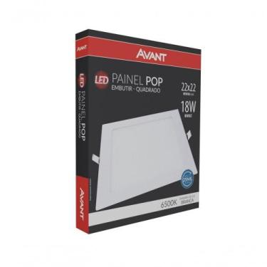Imagem de Painel Led 18w Embutir Branco 6500k - AVANT