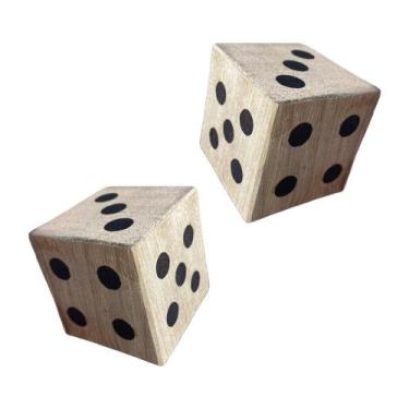 Imagem de Kit 2 Dados 6 Lados Para Jogos Rpg, Clube, Festa, Jogos Familiares Pre