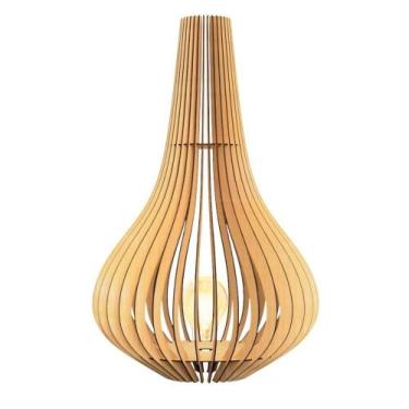 Imagem de Luminária De Chão Pelicano - Mdf Cru - LENOBRE