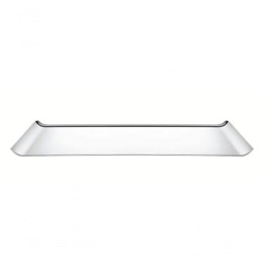 Imagem de Bandeja Retangular Tramontina Quadrata Em Aço Inox 38x17cm